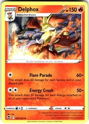 Delphox 027/195 Silver Tempest Rare