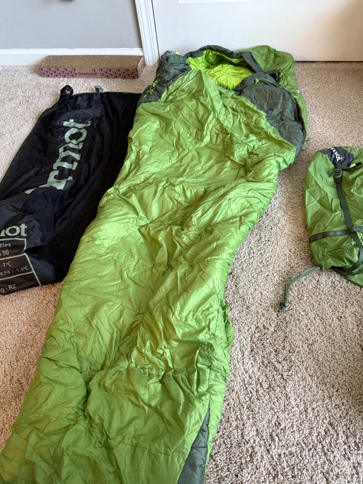 Marmot 30 Degrees Fahrenheit Trestles Elite Eco Sleeping Bag Left-Hand Mummy