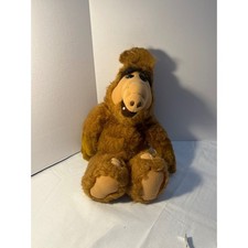 Vintage ALF Plush Toy Doll 1980s Sitcom Character Brown Fur Collectible