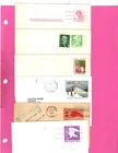 USA, six postal card, used  (2151