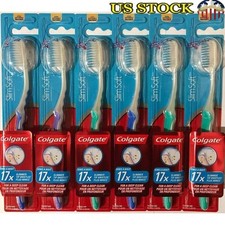 Extra Soft Toothbrush Sensitive Teeth Tongue Cleaner Ergonomic Handle Manual New