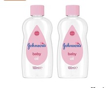 Image of Johnson's Baby Oil, 100 ml (Pack of 2)