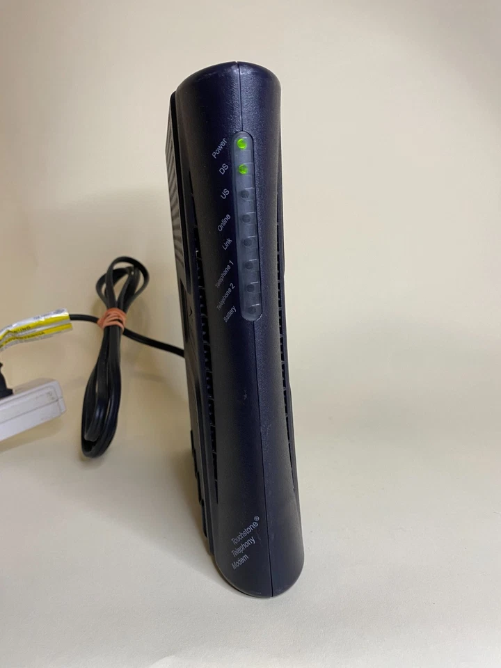 ARRIS TM602G/115 Touchstone Telephony Modem & Power Cord Computer Internet - Image 2 of 4