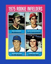 Click to enlarge 1975 Rookie Infielders (Phil Garner / Keith Hernandez / Bob Sheldon / Tom Veryzer)