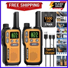 Walkie Talkies Long Range for Adults, Rechargeable Walkie Talkie FRS Two Way ...