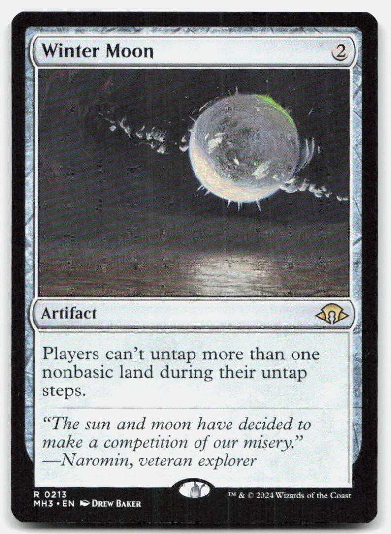 Winter Moon 213 Rare rerelease Cards Magic: The Gathering Near Mint