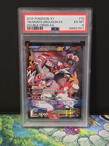 Team Magma's Groudon-EX graded PSA 6 for sale on eBay