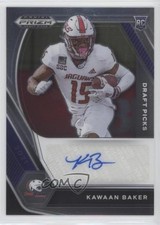 2021 Panini Prizm Draft Picks Draft Picks Auto Kawaan Baker #DPA-KAW Auto qp4