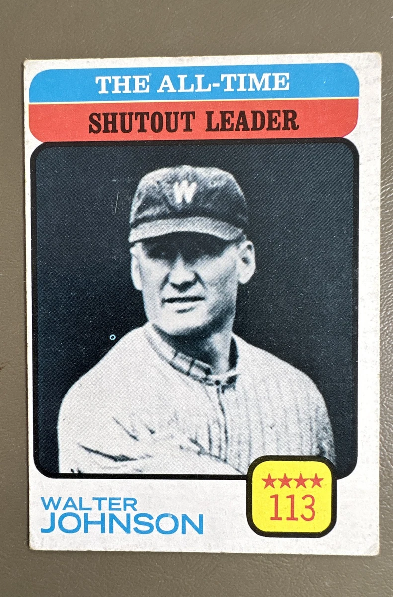 Walter Johnson Baseball Trading Cards for sale | eBay