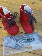 American Girl Kirsten Red Boots NIB