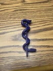 VINTAGE MATTEL HE-MAN MOTU TUNG LASHOR PURPLE SNAKE STAFF TOY FIGURE ACCESSORY