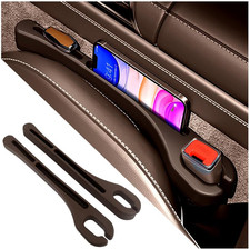 2PCS Car Seat Gap Filler Organizer with Phone Holder, Upgrade Version Car Seat