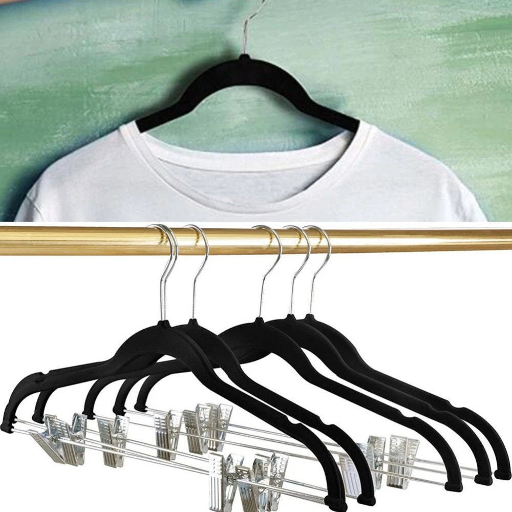 VETEMENTS 8 Pezzi Appendiabiti con Clip Appendiabiti Appendiabiti Porta Pantaloni Abbigliamento