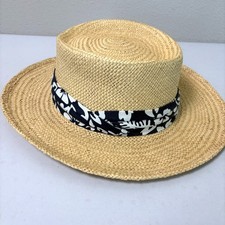 Scala Dorfman Pacific Straw Hat Size S M Natural Fiber Golf Beach Outdoor