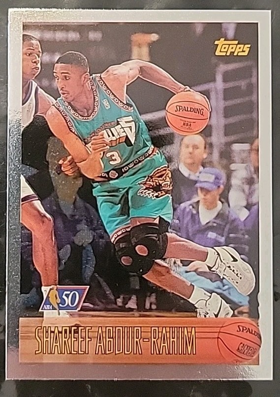 1996-97 Topps - Shareef Abdur-Rahim #128 Foil Nba 50 (RC)