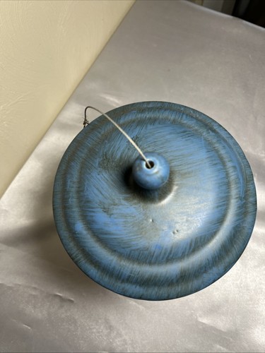 Hand Painted Blue Ceramic Hanging Bird Feeder MayRich Company - 第 6/11 張圖片