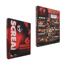 SCREAM: The 1-6 Film Collection DVD 6-disc, Box-set, Free Shipping