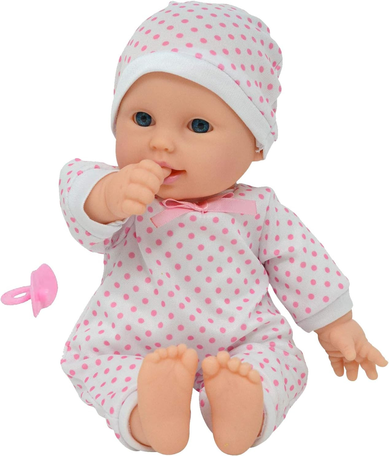 11 Inch Soft Body Boy Baby Doll in Gift Box - Doll Pacifier 