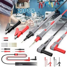 Multimeter Test Leads Set Kit - 23 in 1 - CATIII 1000V 20A CAT3 Alligator Probe