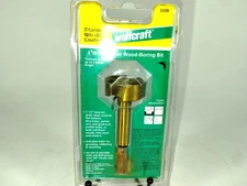 Wolfcraft 1-3/8" Forstner Wood Boring Bit NEW No. 3339 Titanium Nitride Coated