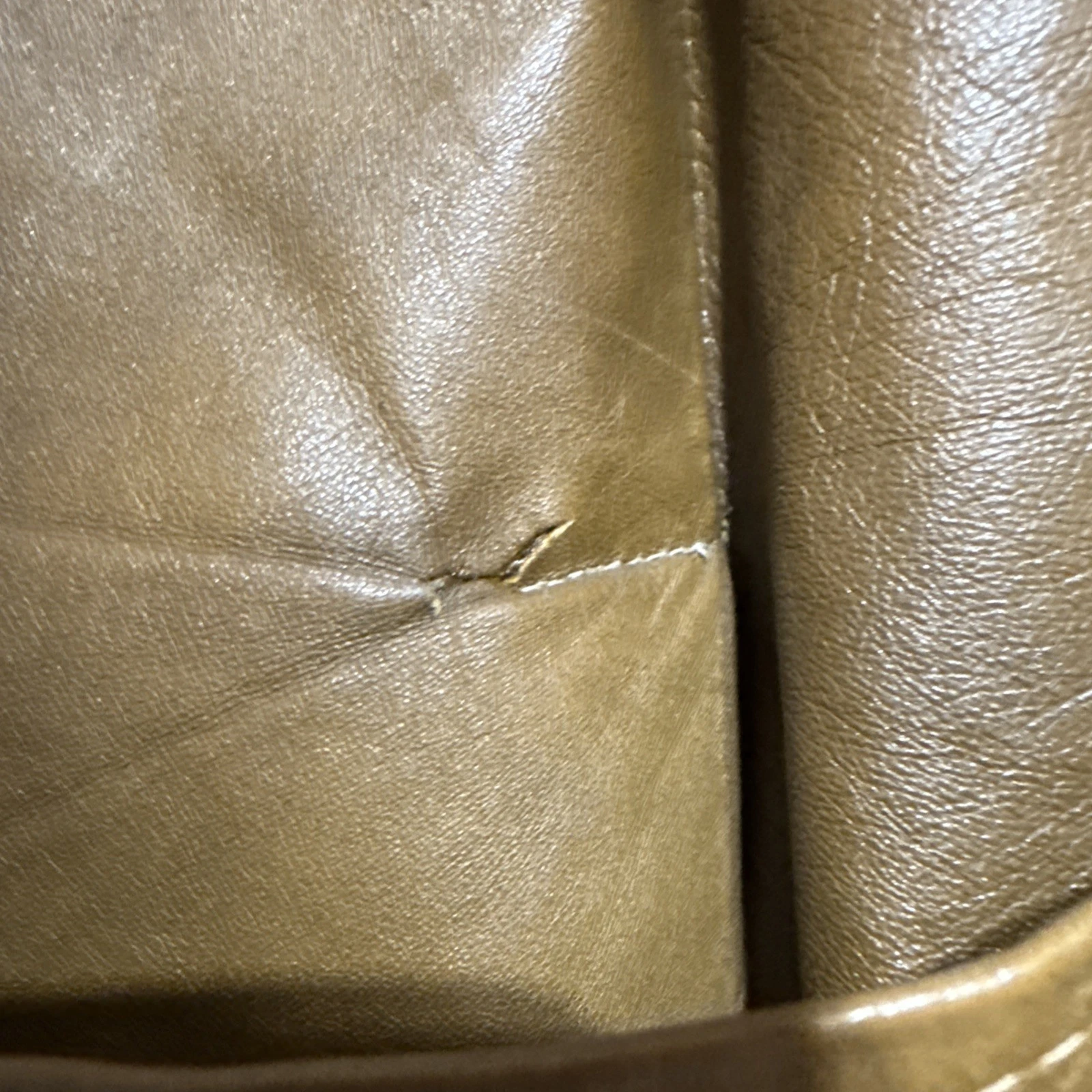 VTG 70s Leathers Ltd by Campus Brown Leather Barnstormer Jacket Belted Men’s L - product detail image 12
