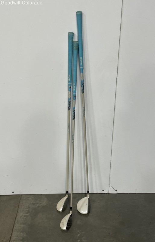 Three Tommy Armour Pravada Womens Golf Clubs