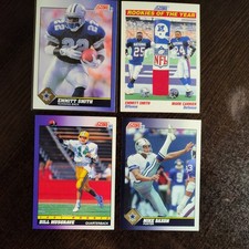 1991 Score - Emmitt Smith, Bill Musgrave, Mark Carrier, Mike Saxon - Cowboys