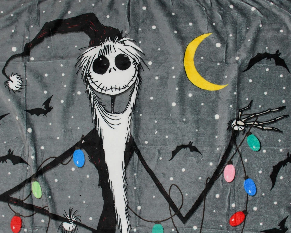 Manta polar Pesadilla antes de Navidad Sandy Claus Jack 46"x60" Foto 2 de 3