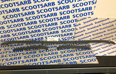 Saab 9-3 93 3x Stoßstange hinten Einsatz Dekorleiste 2003 - 2007 12788004 Rückwärtslöcher
