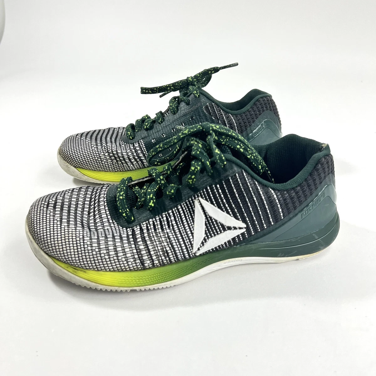 Muldyr Tilgængelig ekspedition Reebok Nano 7 Crossfit Training Shoes Mens Black Green Nanoweave Size 7.5 |  eBay