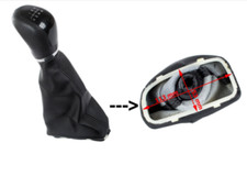 MERCEDES W203 C-CLASSE (2000-2007) POMELLO DEL CAMBIO MANUALE + CUFFIA 6 MARCE