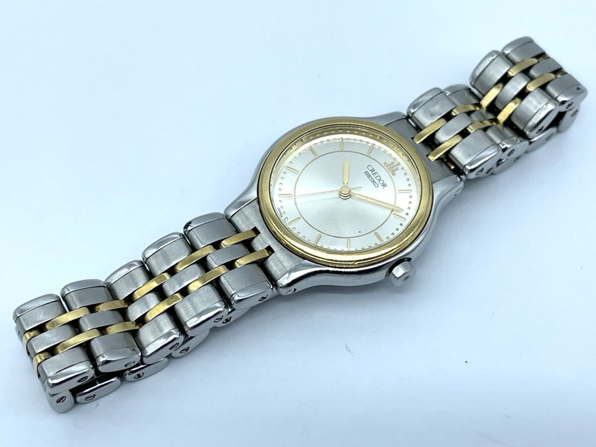 RARE Vintage SEIKO Credor Ladies Quartz Watch 18k Bezel 7371 RARE Vintage SEIKO Credor Ladies Quartz Watch 18k Bezel 7371
