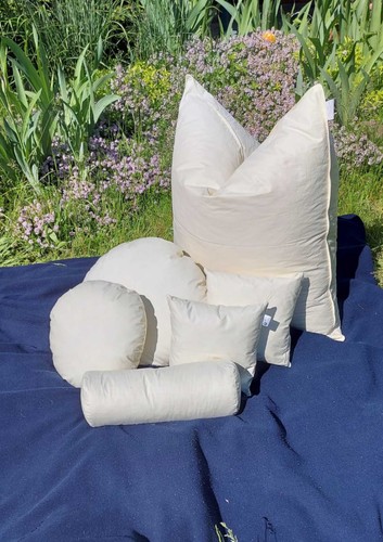 70 x 70 cm Filling Cushion with 500 g Goose Down Cl I Cuddle Pillow Pillow - Picture 7 of 7