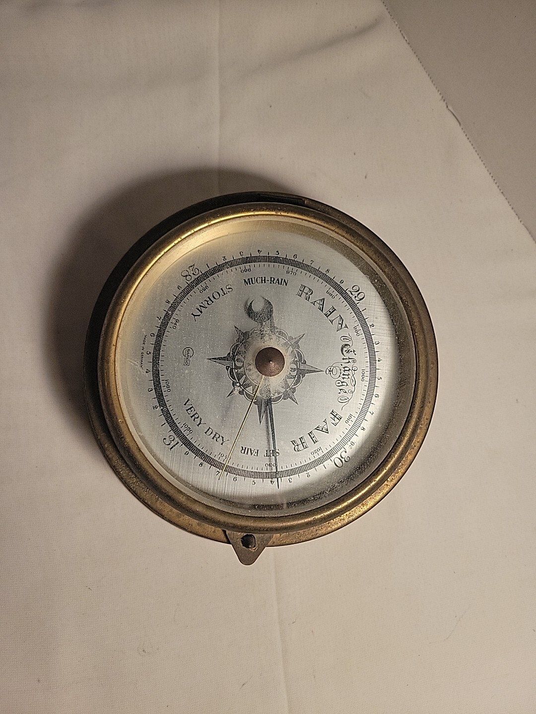 Vintage Barigo Brass Barometer Germany Estate eBay