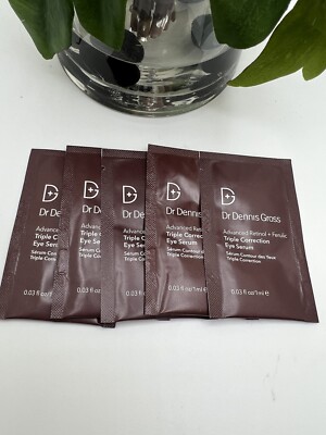5X Dr Dennis Gross Advanced Retinol+Ferulic Triple Correction Eye Serum packets