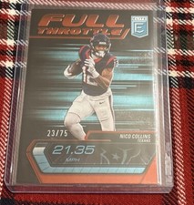 2024 Panini Donruss Elite - Full Throttle Red #25 Nico Collins /75