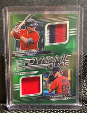 Bobby Dalbec/Tanner Houck 2021 Spectra Dynamic Duos Neon Green Dual Patch #14/25