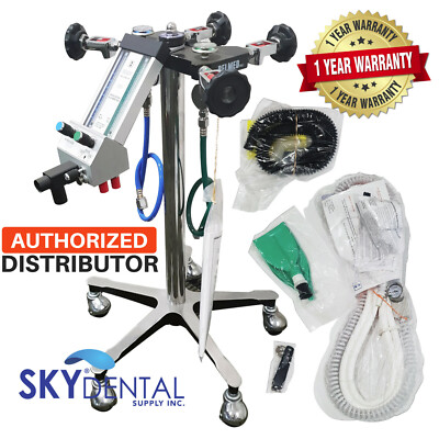 #ad Belmed Portable Gas Flowmeter System – 4 Tank Mobile Cart – Model F300 $4199.00