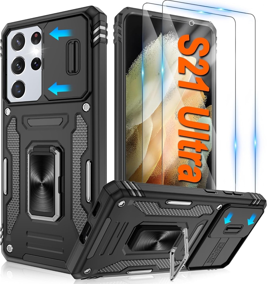 Samsung Galaxy S21 Ultra Case, Military Grade Protection Cover