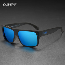 DUBERY Polarized Sport Square Sunglasses For Men Women Driving Fishing Glasses