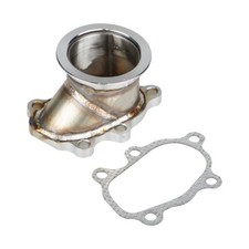 V- Band Clamp Flange 2.5 63mm Turbo Down Pipe Adapter Fit For T25 T28 Gt25 Gt28 V- Band Clamp Flange 2.5 63mm Turbo Down Pipe Adapter Fit For T25 T28 Gt25 Gt28