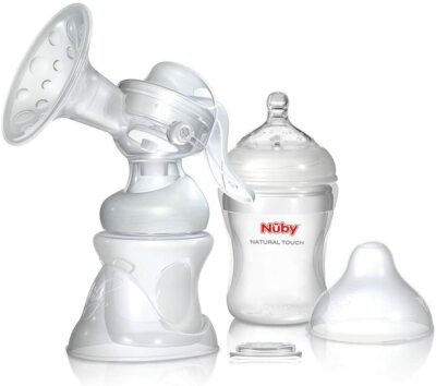 Nuby Natur Touch 72035 Softflex 2-N-1 Brust Pumpe