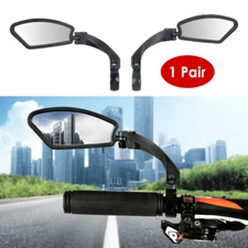 2Pcs 360°Rotate Bike Bicycle Cycling Rear View Mirror Handlebar Safety Rearview