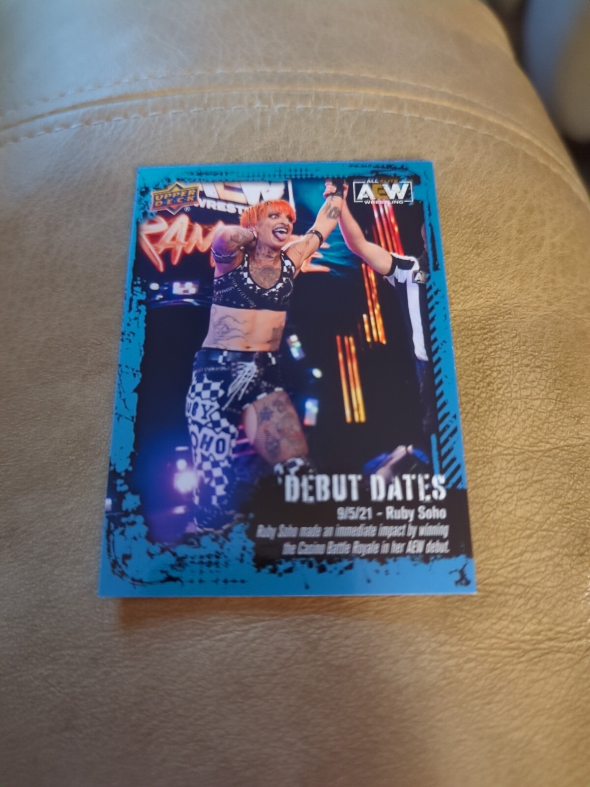 2022 Upper Deck AEW Debut Dates Ruby Soho #DD-3