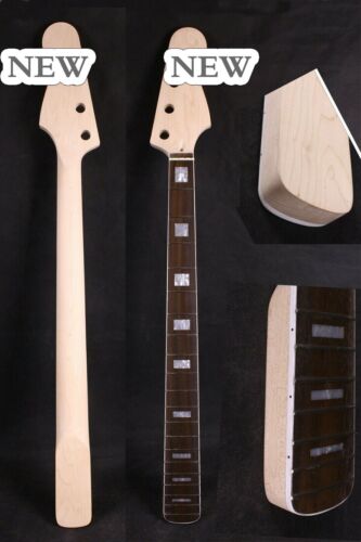 P/Jazz Maple Bass Guitar Neck 20 Fret 32 Inch Rosewood Fretboard with Binding - Picture 1 of 6