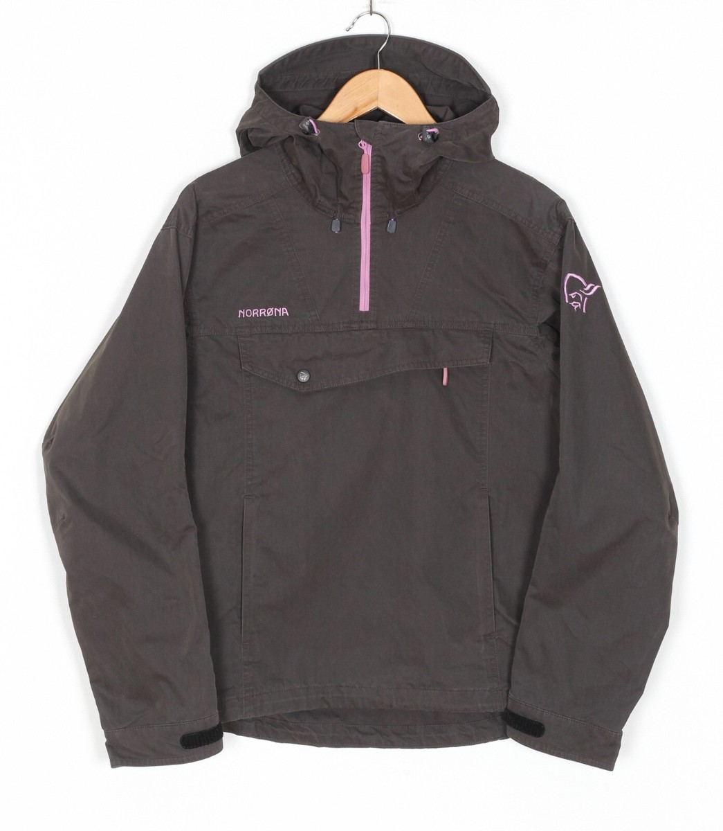 NORRONA Svalbard Cotton Anorak Hooded Jacket Women Size S NORRONA Svalbard Cotton Anorak Hooded Jacket Women Size S