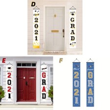 2021 Graduation Couplet Door Hanging Decor Porch Banner Flag Party Supplies