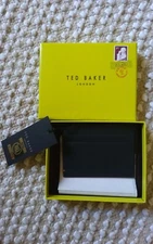 Ted Baker London Men's New Navy Card Case w/ RFID