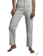 Cotton On Women's SZ 8 White Straight Stretch Jeans NWT
