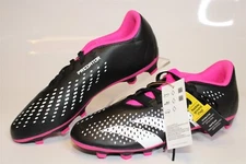 adidas Mens Size 6 38 2/3 NEW Predator Accuracy.4 Black FxG Soccer Cleats HQ0952
